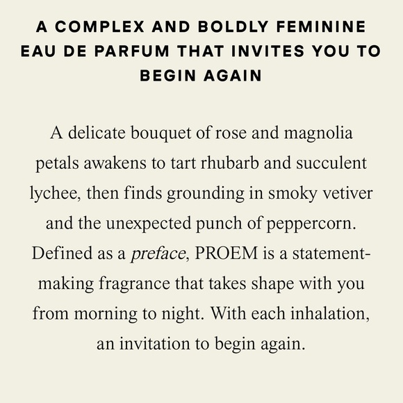 U Beauty PROEM Eau de Parfum 50 ml - Picture 2 of 8